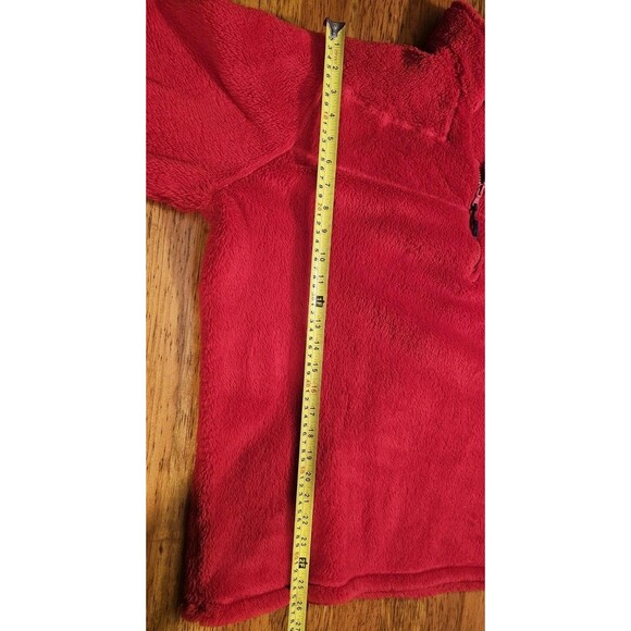 Vineyard Vines Pullover Fleece Martha’s Wineyard Soft Fuzzy Red 1/4 Zip 2XL - Picture 10 of 11